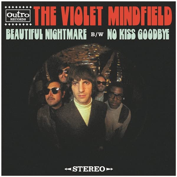Record cover featuring a band portrait with a psychedelic background.