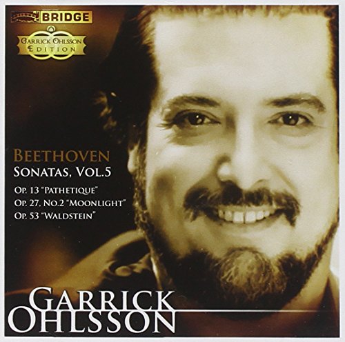 CD cover with a smiling man and Beethoven sonatas text.