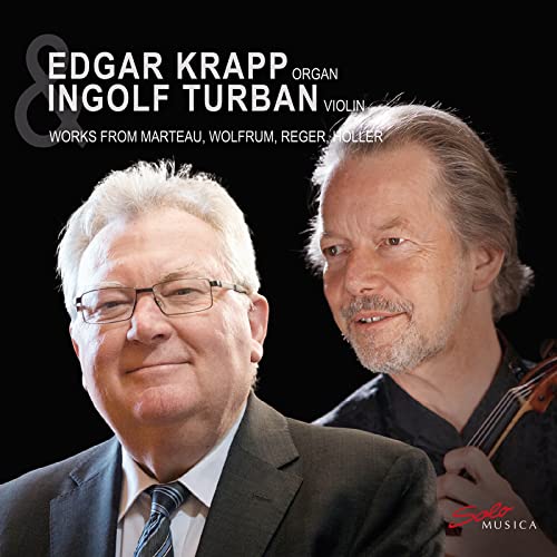 CD cover featuring portraits of two older men, one holding a violin.