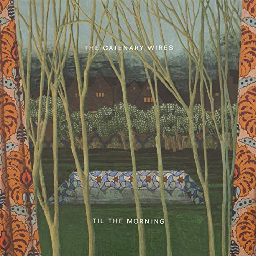 Album cover with painted trees, house, and ornate border, titled "Til The Morning".