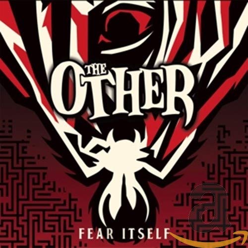 CD cover for “The Other - Fear Itself” with abstract red and white design.