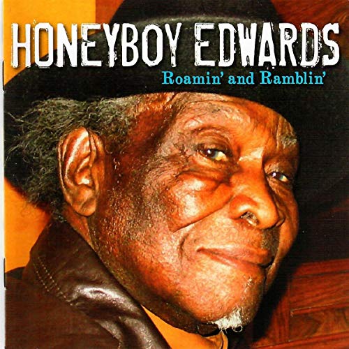CD cover featuring a close-up portrait of Honeyboy Edwards.