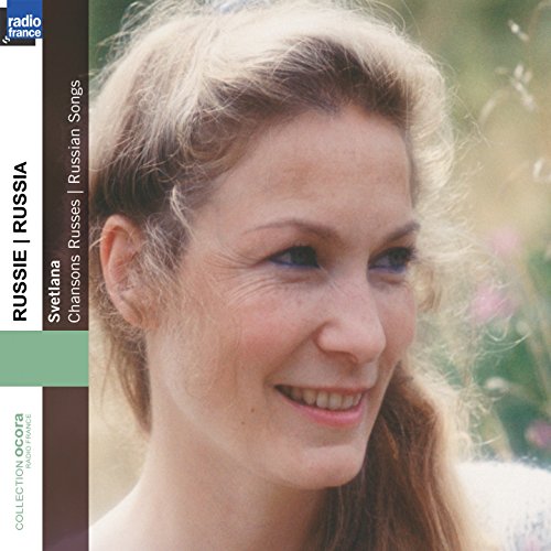 CD cover featuring Svetlana, a smiling woman, with text "Russia" and "Chansons Songs".
