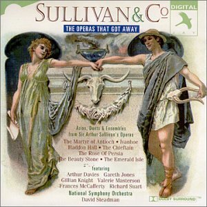 CD cover for "Sullivan & Co.: The Operas That Got Away" featuring illustrated figures.