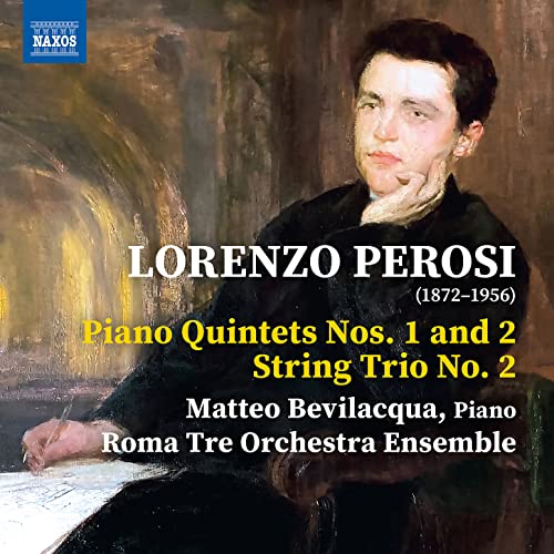 CD cover featuring a portrait of composer Lorenzo Perosi (1872-1956).