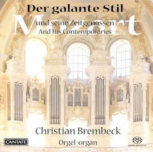 "CD cover featuring an ornate church interior with organ pipes and arched windows."