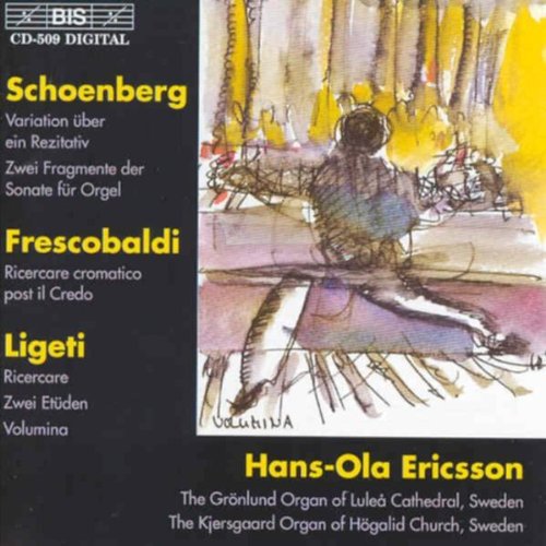 "CD cover with black background, yellow text, and abstract watercolor image of a seated figure."