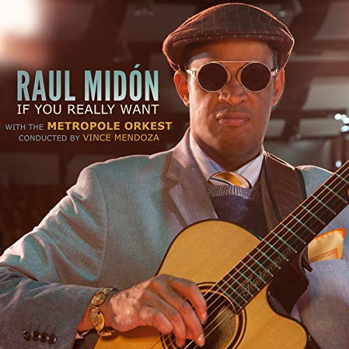 Album cover featuring Raul Midon holding a guitar, wearing a suit and sunglasses.