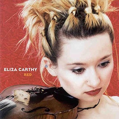 Eliza Carthy album cover: a woman holding a violin against a red background.