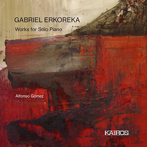 CD cover: abstract red and black painting, text āGabriel Erkorekaā.