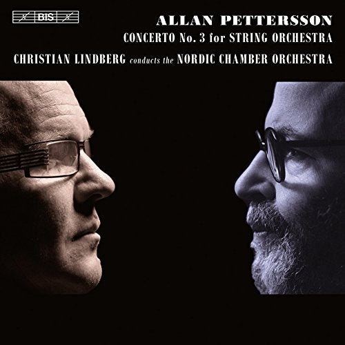 CD cover with two men's profiles and white text on a black background.