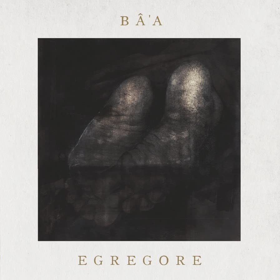 CD cover: dark, grainy image of two feet against a light background.