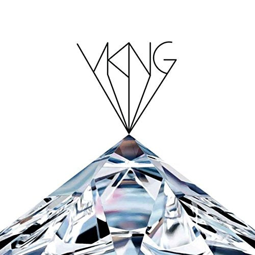Diamond shape with “VKNG” text above, on a white background.