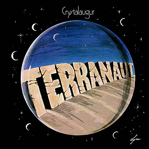 The image is a CD cover. Alt text: "CD cover with a globe containing the word 'TERRA NAUT' on a landscape."