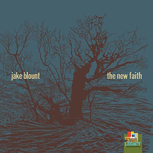 Album cover for Jake Blount’s “New Faith” featuring a sketched tree.