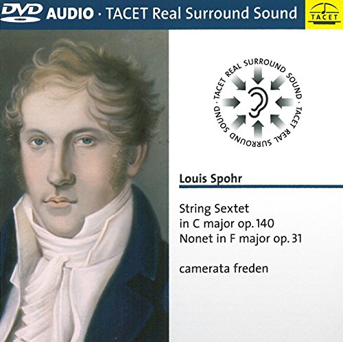 DVD audio cover featuring a portrait of Louis Spohr and product details.