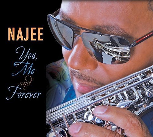 "Album cover featuring a man playing a saxophone, wearing sunglasses, against a black background."