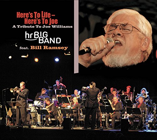 CD cover featuring a jazz big band and a singer with glasses.