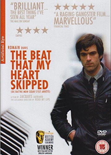 DVD cover for "The Beat That My Heart Skipped" featuring Romain Duris.
