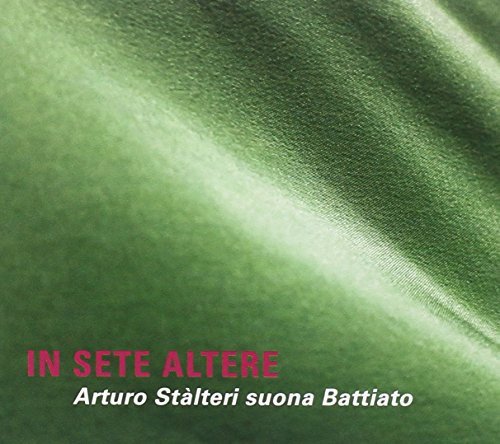 "CD cover with green fabric texture and pink and white text."