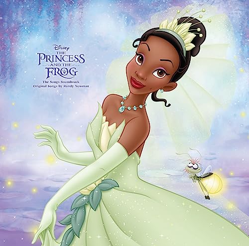 “The Princess and the Frog” soundtrack album cover featuring Tiana and Ray.