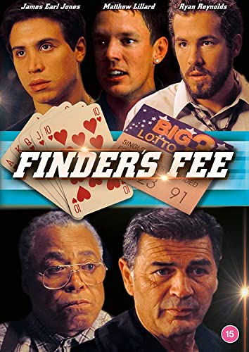 DVD cover for "Finders Fee" featuring four actors and playing cards.