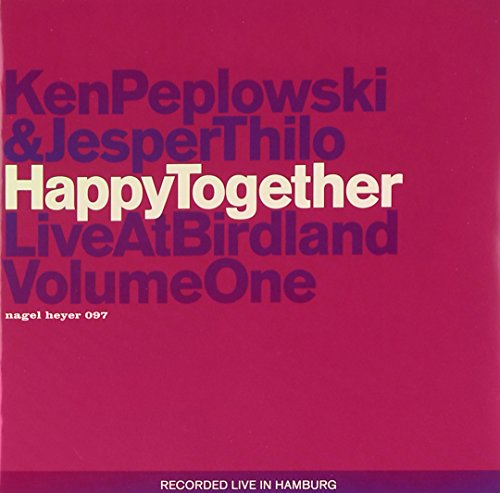 Red album cover with purple and white text, featuring "Happy Together" prominently.