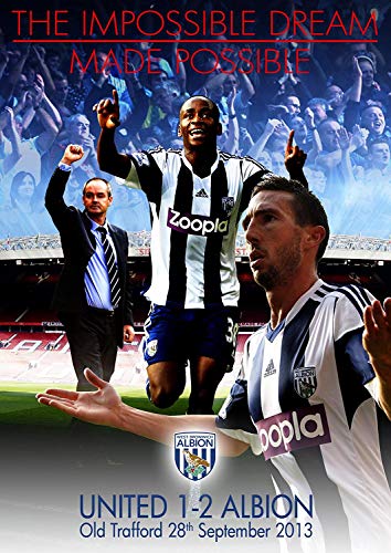DVD cover: football players celebrating a 1-2 victory at Old Trafford.