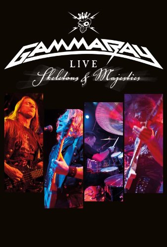 Gamma Ray "Live - Skeletons & Majesties" DVD cover with band performance images.
