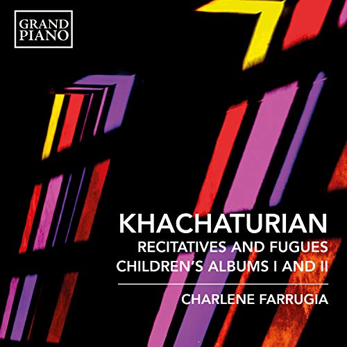 CD cover for Khachaturian’s “Recitatives and Fugues” by Charlene Farrugia.
