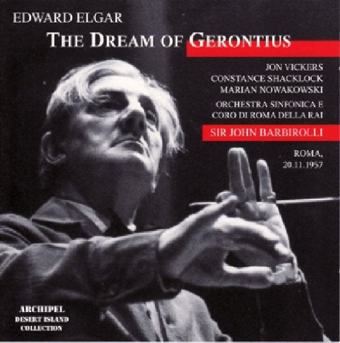 CD cover for Elgar’s “The Dream of Gerontius” featuring Jon Vickers.
