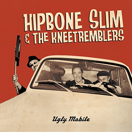 CD in jewel case for Hipbone Slimandkneetremblers’ album, “Ugly Mobile.”