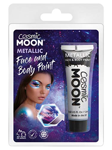 Cosmic Moon Metallic Face & Body Paint, Silver