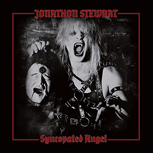 Album cover for Jonathon Stewart’s “Syncopated Angel” featuring a screaming man.