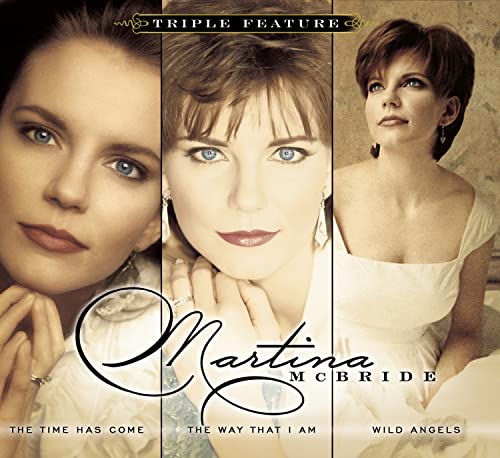 CD cover featuring three portraits of Martina McBride and her signature.