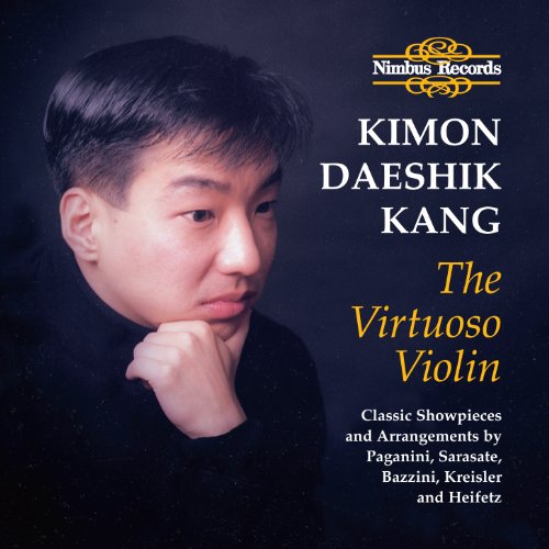 CD cover featuring a portrait of violinist Kimon Daeshik Kang.