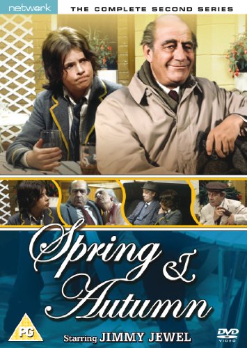 DVD cover for “Spring & Autumn” featuring two men and smaller character shots.