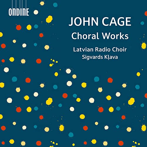 CD cover for John Cage choral works by Latvian Radio Choir.