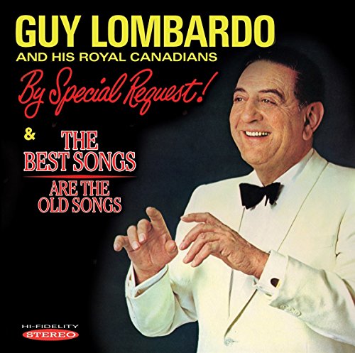 CD cover featuring Guy Lombardo in white tuxedo against a dark background.