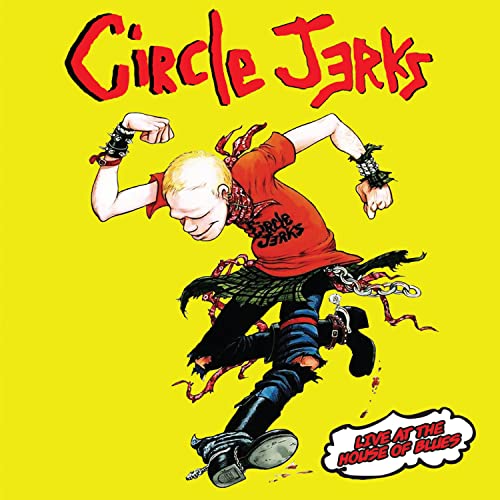 Yellow album cover for Circle Jerks’ “Live At The House Of Blues.”