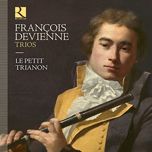 CD cover featuring a portrait of François Devienne with a flute.