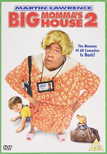 DVD cover for Big Momma's House 2 featuring Martin Lawrence in character.