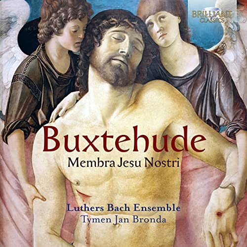 CD cover featuring a painting of Jesus supported by two angels.