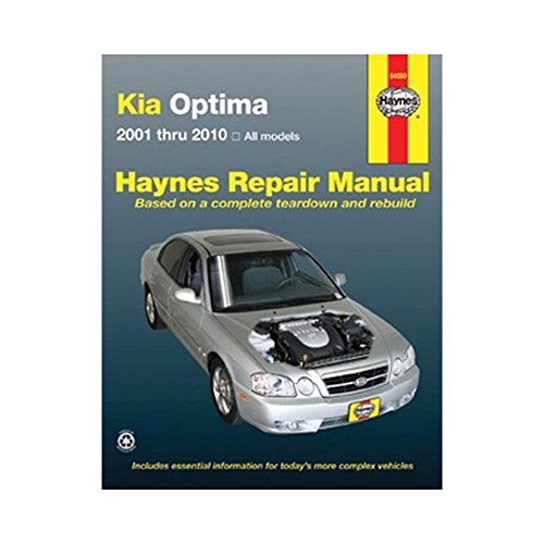 Kia Optima 2001 Thru 2010 Haynes Automotive Repair Manual