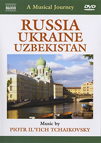 DVD cover for “Musical Journey: Russia” featuring a Russian Orthodox cathedral.
