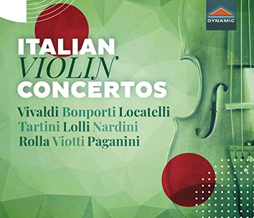 CD cover featuring a violin silhouette against a green geometric background with red circles.