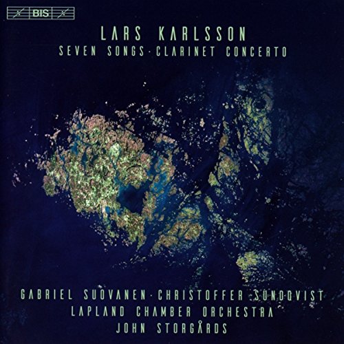 CD album cover with abstract blue design and white text on a dark background.
