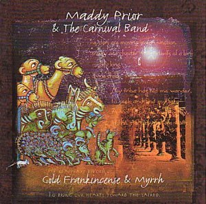 CD cover with camels and three wise men illustration, dark background, and white text.