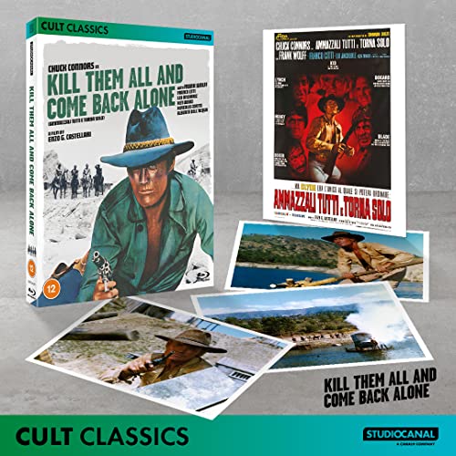 Blu-ray cover and stills from the 1966 Spaghetti Western film.