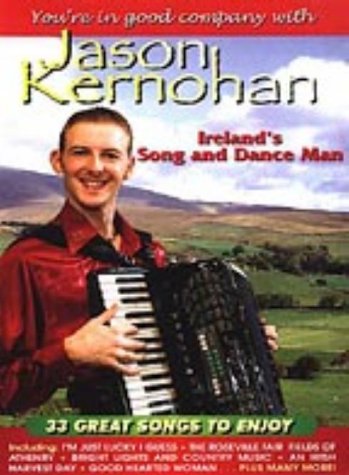 DVD cover featuring Jason Kernohan with an accordion, Irish landscape background.